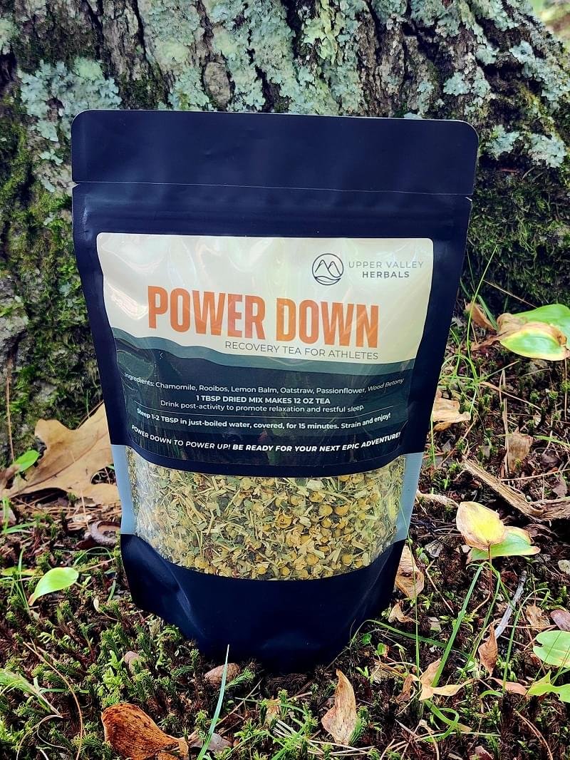 Power Down Herbal Recovery Tea – natural herbal tea for relaxation and muscle recovery